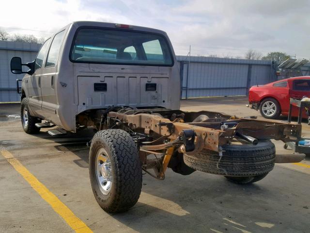 1FTSW31F42EB19445 - 2002 FORD F350 SRW S GRAY photo 3