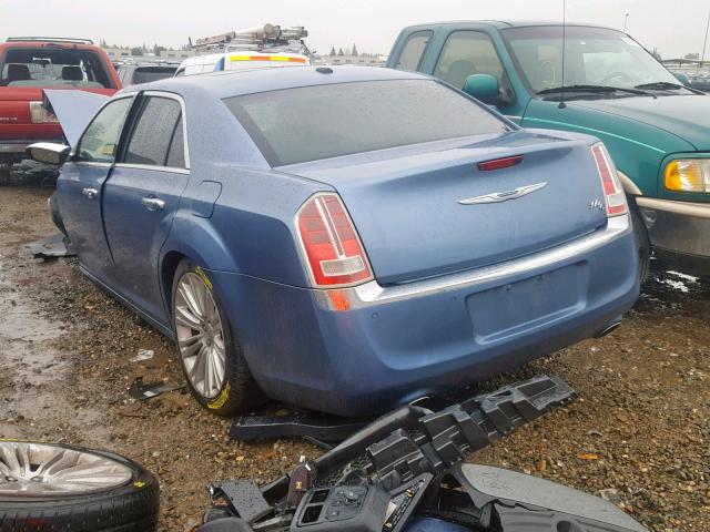 2C3CA6CT9BH547676 - 2011 CHRYSLER 300C BLUE photo 3