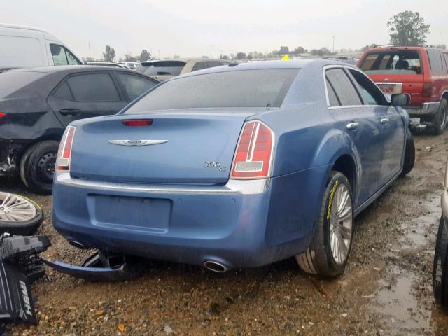 2C3CA6CT9BH547676 - 2011 CHRYSLER 300C BLUE photo 4