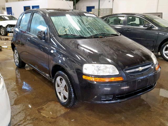 KL1TD66677B724502 - 2007 CHEVROLET AVEO BASE 黑色 照片 1