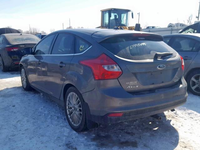 1FADP3N25DL156361 - 2013 FORD FOCUS TITA GRAY photo 3