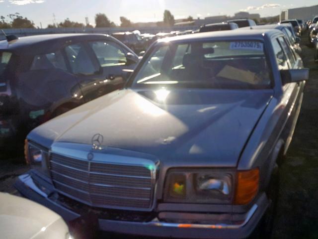 WDBCA33A2DB038435 - 1983 MERCEDES-BENZ 380 SEL BLUE photo 2