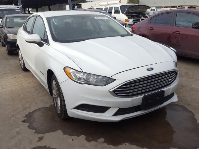 3FA6P0LU9JR242037 - 2018 FORD FUSION SE HYBRID  photo 1