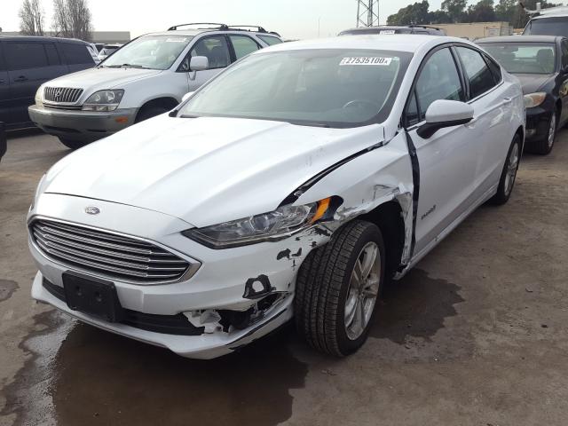 3FA6P0LU9JR242037 - 2018 FORD FUSION SE HYBRID  photo 2