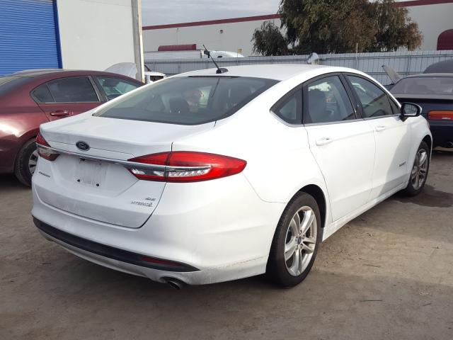 3FA6P0LU9JR242037 - 2018 FORD FUSION SE HYBRID  photo 4