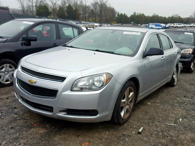 1G1ZA5EU6CF370389 - 2012 CHEVROLET MALIBU LS SILVER photo 2