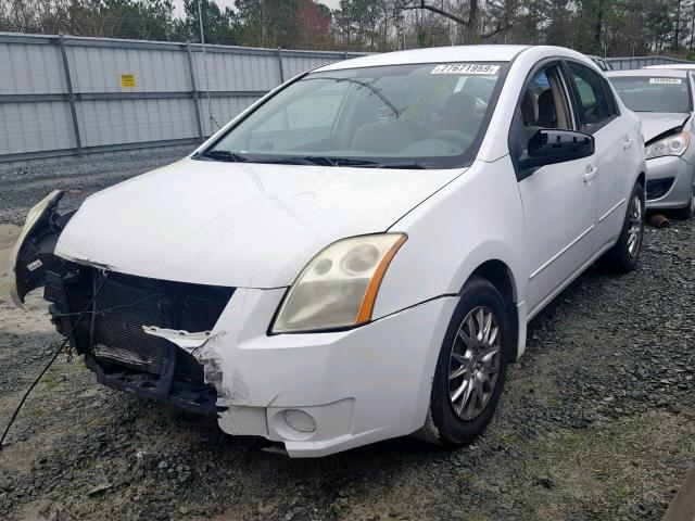 3N1AB61E28L683798 - 2008 NISSAN SENTRA 2.0 WHITE photo 2