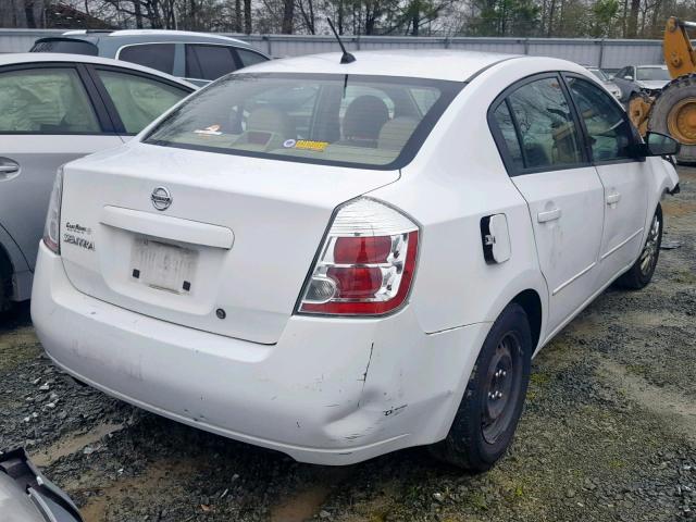 3N1AB61E28L683798 - 2008 NISSAN SENTRA 2.0 WHITE photo 4