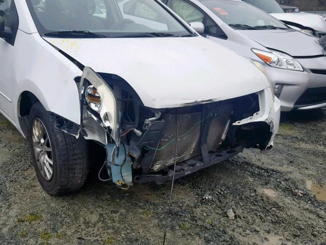 3N1AB61E28L683798 - 2008 NISSAN SENTRA 2.0 WHITE photo 9