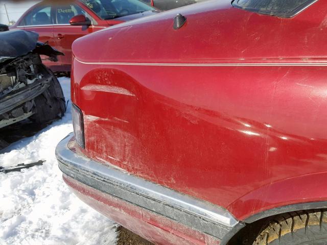 1G6KS52Y1RU806876 - 1994 CADILLAC SEVILLE SL RED photo 10