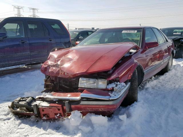 1G6KS52Y1RU806876 - 1994 CADILLAC SEVILLE SL RED photo 2