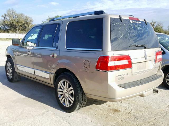 5LMFU27598LJ07482 - 2008 LINCOLN NAVIGATOR GOLD photo 3