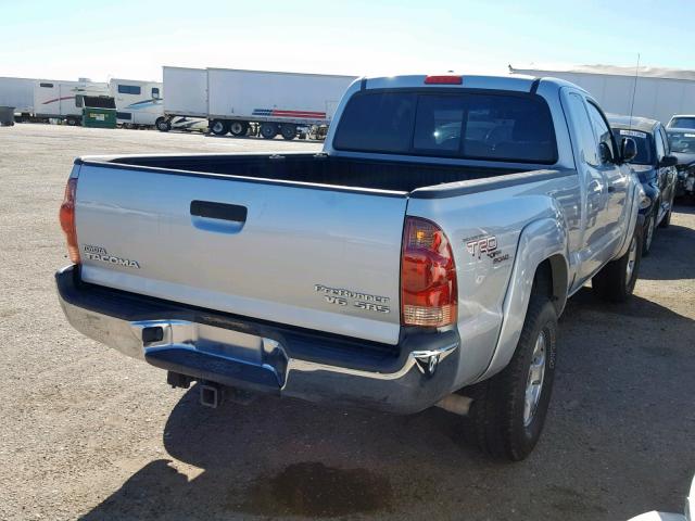 5TETU62N08Z513533 - 2008 TOYOTA TACOMA PRE SILVER photo 4