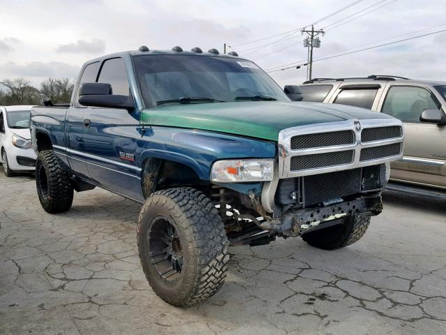 3B7KF236XXG139819 - 1999 DODGE RAM 2500 GREEN photo 1