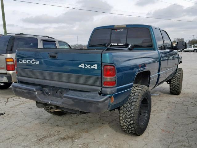 3B7KF236XXG139819 - 1999 DODGE RAM 2500 GREEN photo 4