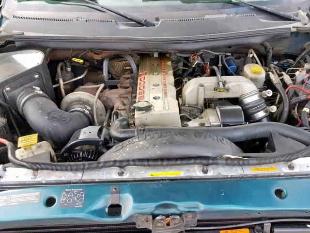 3B7KF236XXG139819 - 1999 DODGE RAM 2500 GREEN photo 7