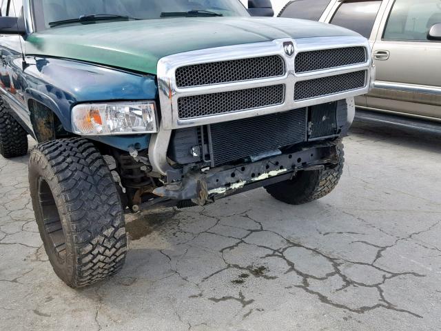 3B7KF236XXG139819 - 1999 DODGE RAM 2500 GREEN photo 9