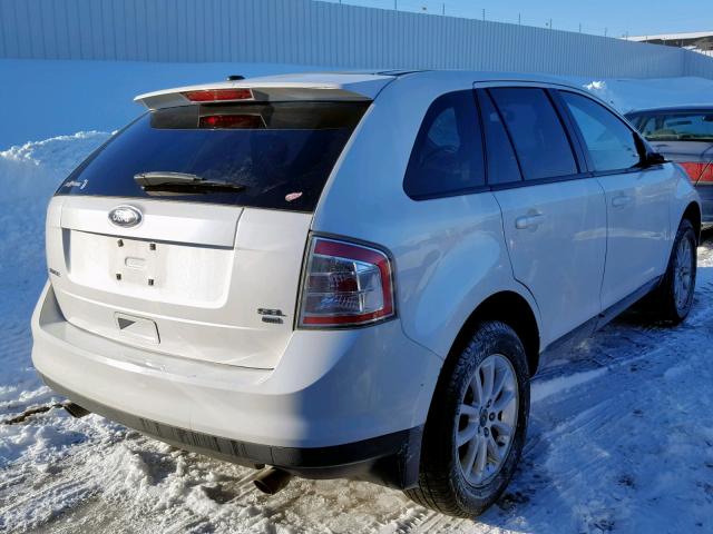 2FMDK4JC5ABB30718 - 2010 FORD EDGE SEL WHITE photo 4