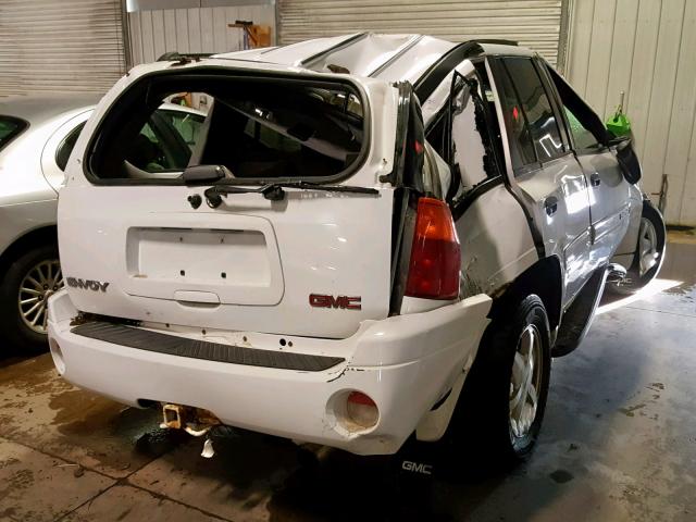 1GKDT13S822213219 - 2002 GMC ENVOY WHITE photo 4