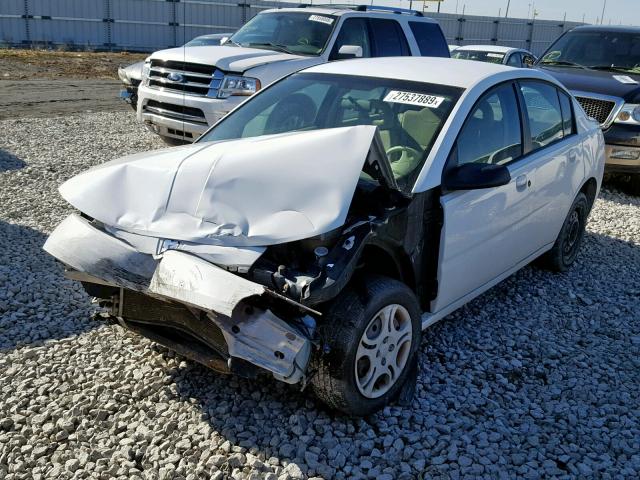 1G8AZ52F43Z155959 - 2003 SATURN ION LEVEL WHITE photo 2