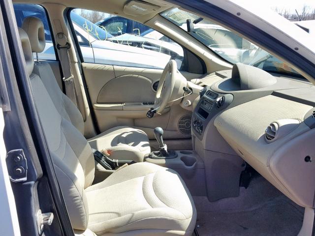 1G8AZ52F43Z155959 - 2003 SATURN ION LEVEL WHITE photo 5