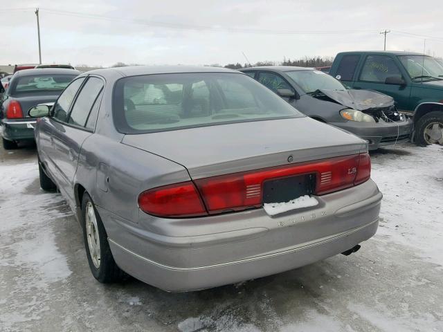 2G4WB52K5X1462015 - 1999 BUICK REGAL LS GRAY photo 3