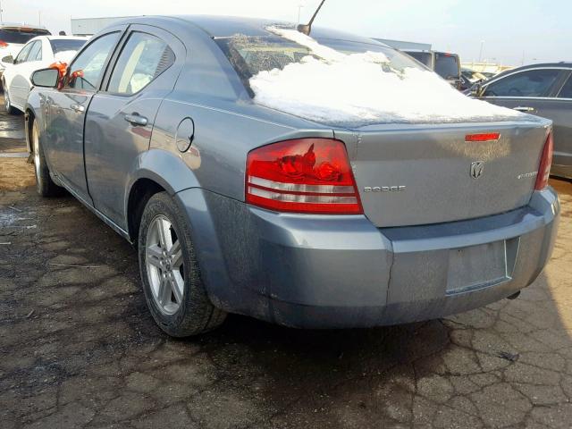 1B3CC1FB9AN205034 - 2010 DODGE AVENGER EX GRAY photo 3