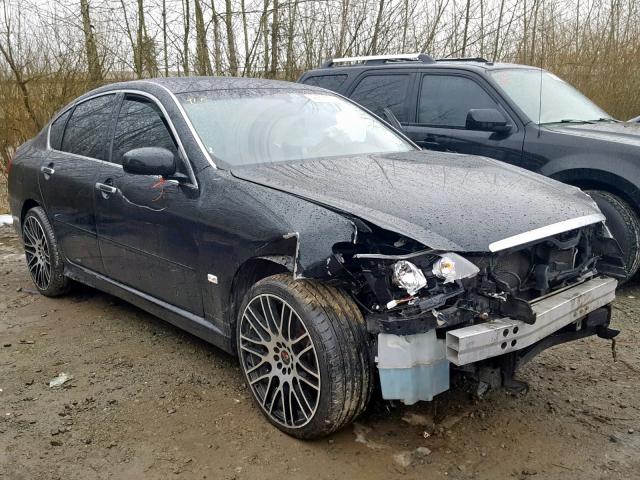 JNKBY01E07M402498 - 2007 INFINITI M45 BASE BLACK photo 1