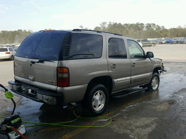 1GKEC13V33J320510 - 2003 GMC YUKON BEIGE photo 4