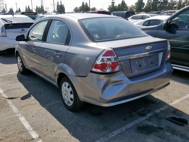 KL1TD5DE1AB044669 - 2010 CHEVROLET AVEO LS GRAY photo 3