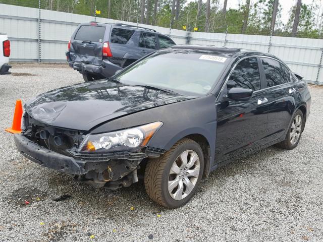 1HGCP36889A014115 - 2009 HONDA ACCORD EXL BLACK photo 2