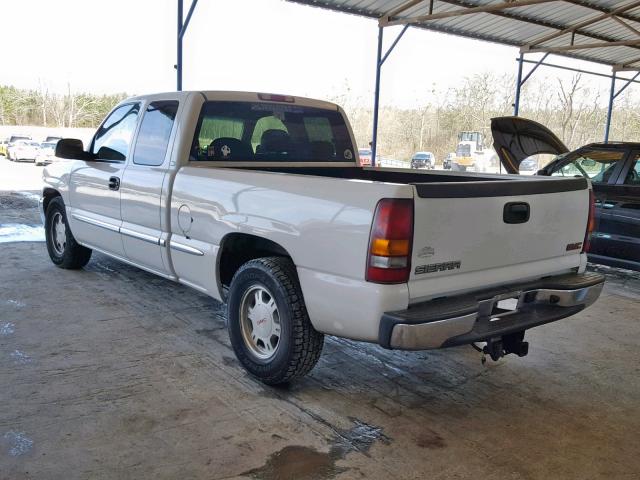 2GTEC19T021226109 - 2002 GMC NEW SIERRA WHITE photo 3