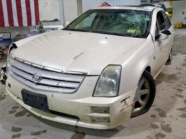 1G6DC67A350187366 - 2005 CADILLAC STS WHITE photo 2