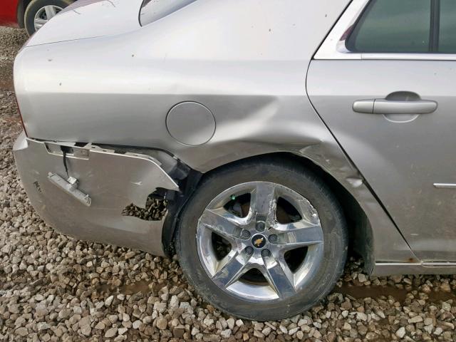 1G1ZH57B78F289772 - 2008 CHEVROLET MALIBU 1LT ვერცხლისფერი ფოტო 9