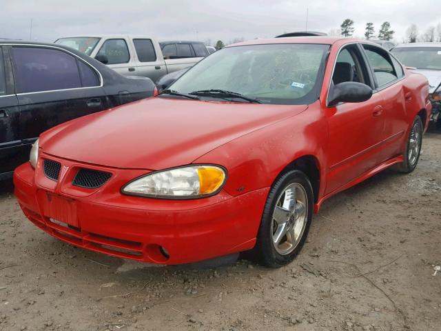 1G2NF52E24M590151 - 2004 PONTIAC GRAND AM S RED photo 2