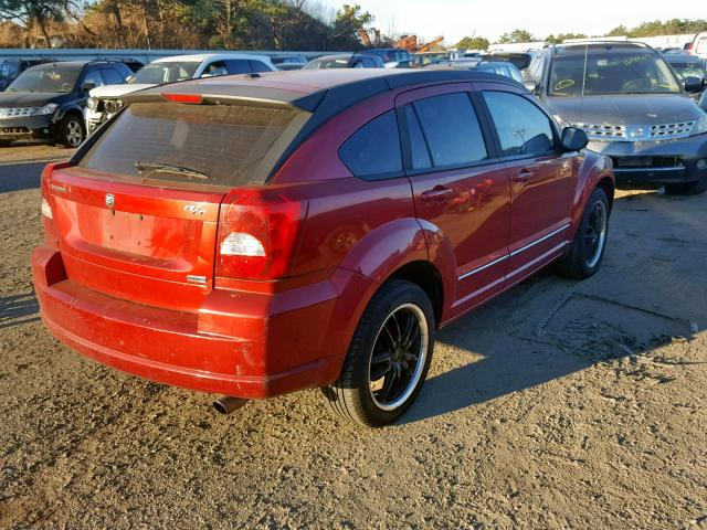 1B3HE78K98D693496 - 2008 DODGE CALIBER R/ RED photo 4