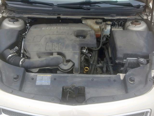 1G1ZC5EB2AF120024 - 2010 CHEVROLET MALIBU 1LT GOLD photo 7