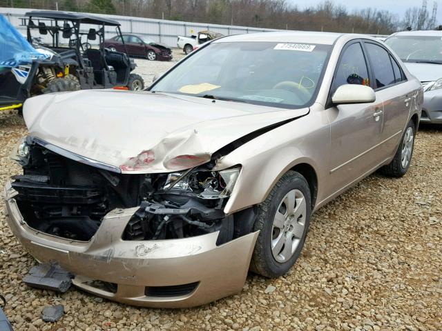 KMHET46C26A108348 - 2006 HYUNDAI SONATA GL GOLD photo 2