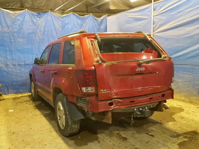 1J4GR48K16C116813 - 2006 JEEP GRAND CHER RED photo 3