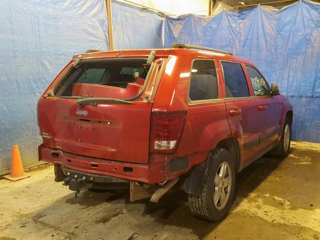 1J4GR48K16C116813 - 2006 JEEP GRAND CHER RED photo 4