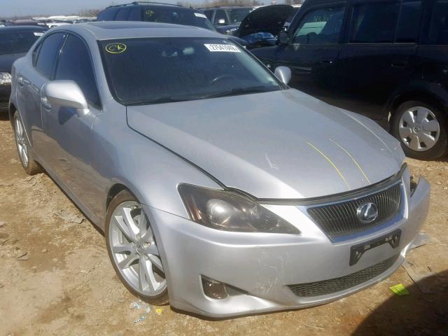 JTHBK262075034751 - 2007 LEXUS IS 250 SILVER photo 1