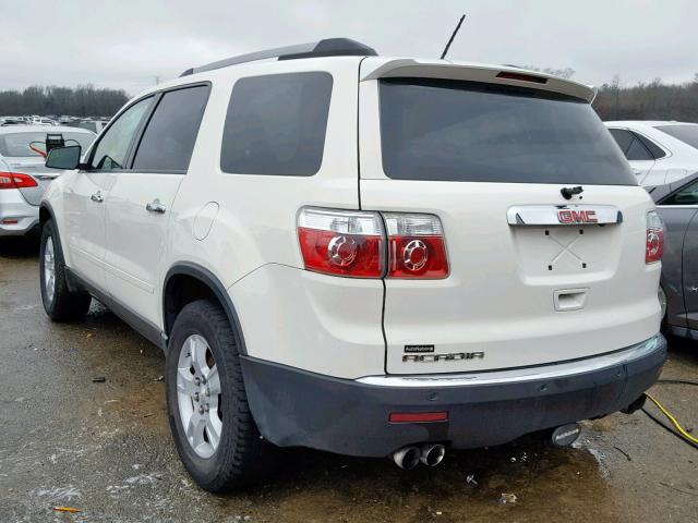 1GKKRPED0BJ393891 - 2011 GMC ACADIA SLE WHITE photo 3