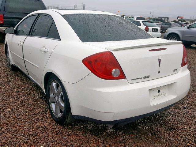 1G2ZH578964242963 - 2006 PONTIAC G6 GT WHITE photo 3