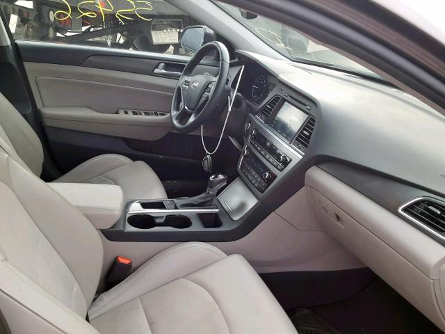 5NPE34AF0FH139838 - 2015 HYUNDAI SONATA SPO GRAY photo 5