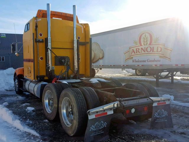 1XKAD49X38J211588 - 2008 KENWORTH CONSTRUCTI YELLOW photo 3