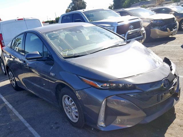 JTDKARFP4J3078019 - 2018 TOYOTA PRIUS PRIM GRAY photo 1