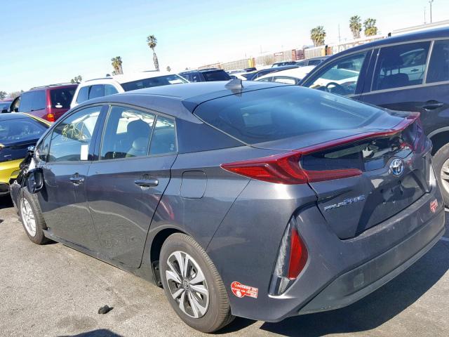 JTDKARFP4J3078019 - 2018 TOYOTA PRIUS PRIM GRAY photo 3