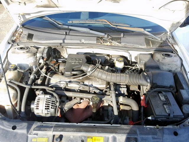 1G1JF5243Y7239604 - 2000 CHEVROLET CAVALIER L WHITE photo 7