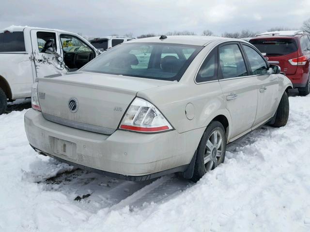 1MEHM43W98G600533 - 2008 MERCURY SABLE PREM BEIGE photo 4