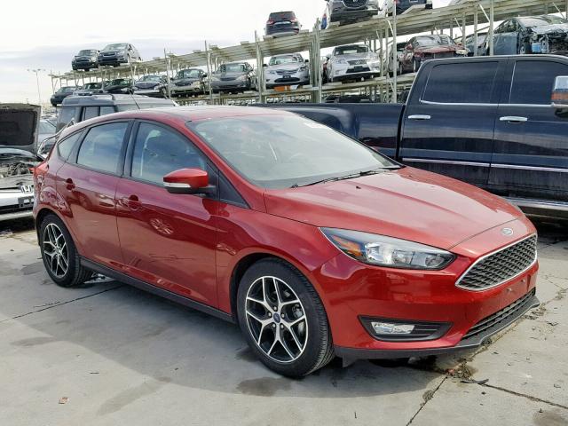 1FADP3M2XHL245219 - 2017 FORD FOCUS SEL RED photo 1